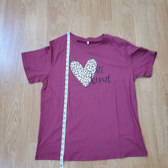 Teedino 'Be Kind ' Crewneck Tee sz XL - Picture 7 of 9